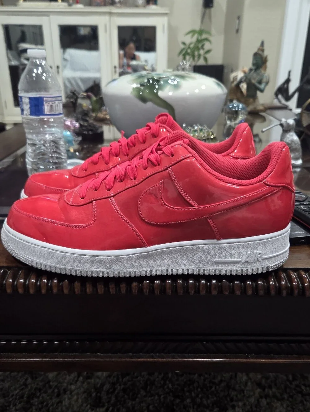Nike Air Force 1 LV8 Low Top Sneakers - SIREN  Red/PINK